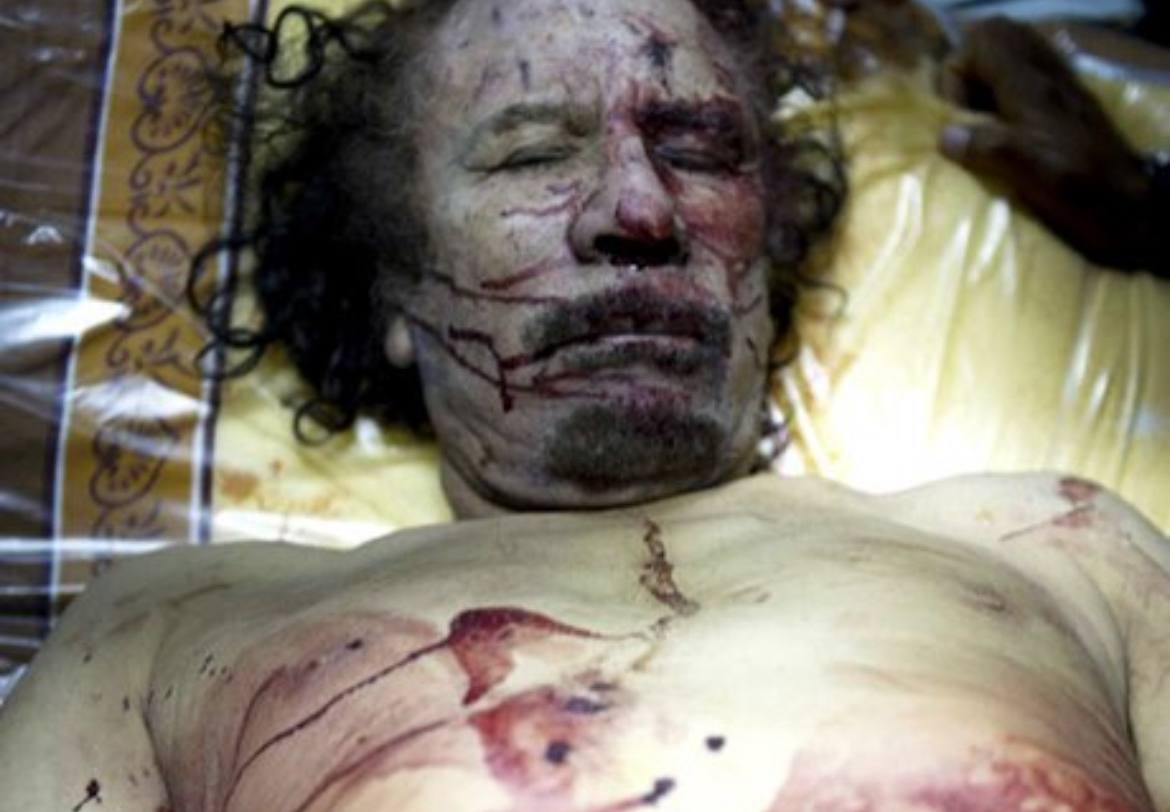 Muammar Gaddafi dead Libya: Muammar Gaddafi dead